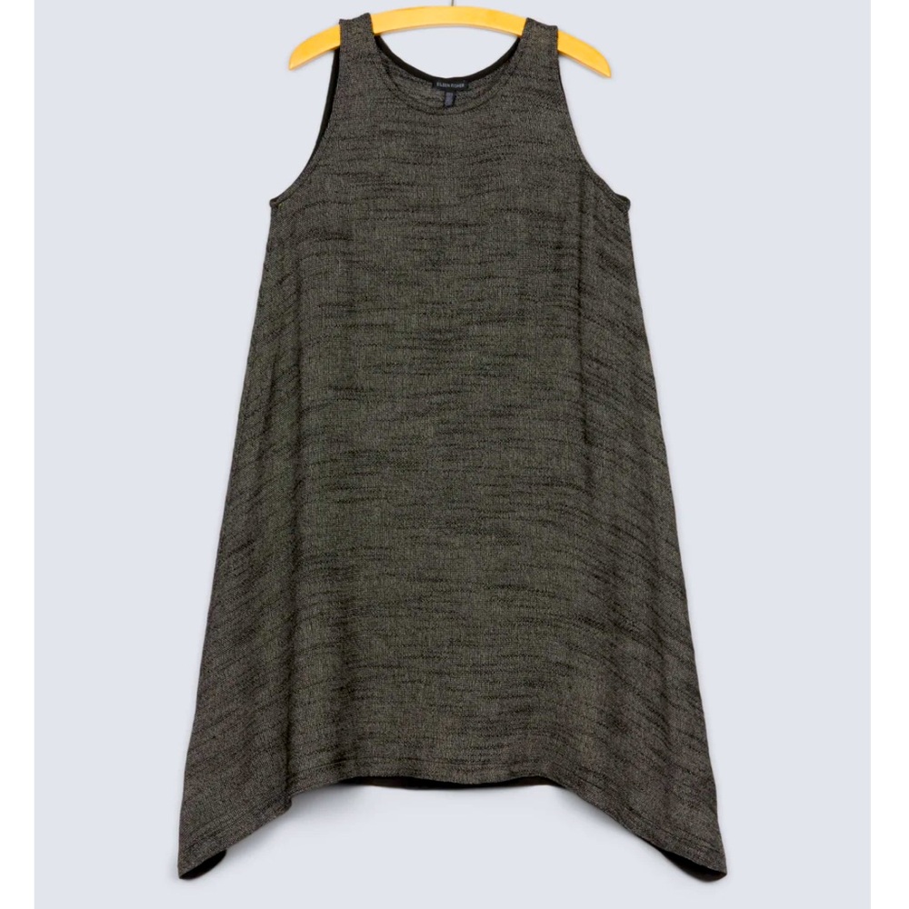 NWT Eileen Fisher melanged mesh organic cotton
dress
